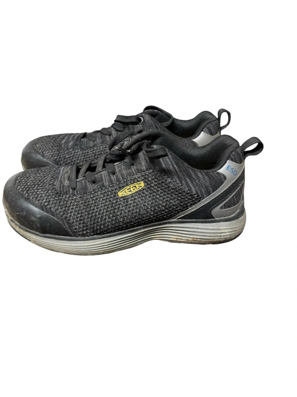 Keen Women's‎ Vista Energy Black ESD Safety Toe Work Shoes Size 8